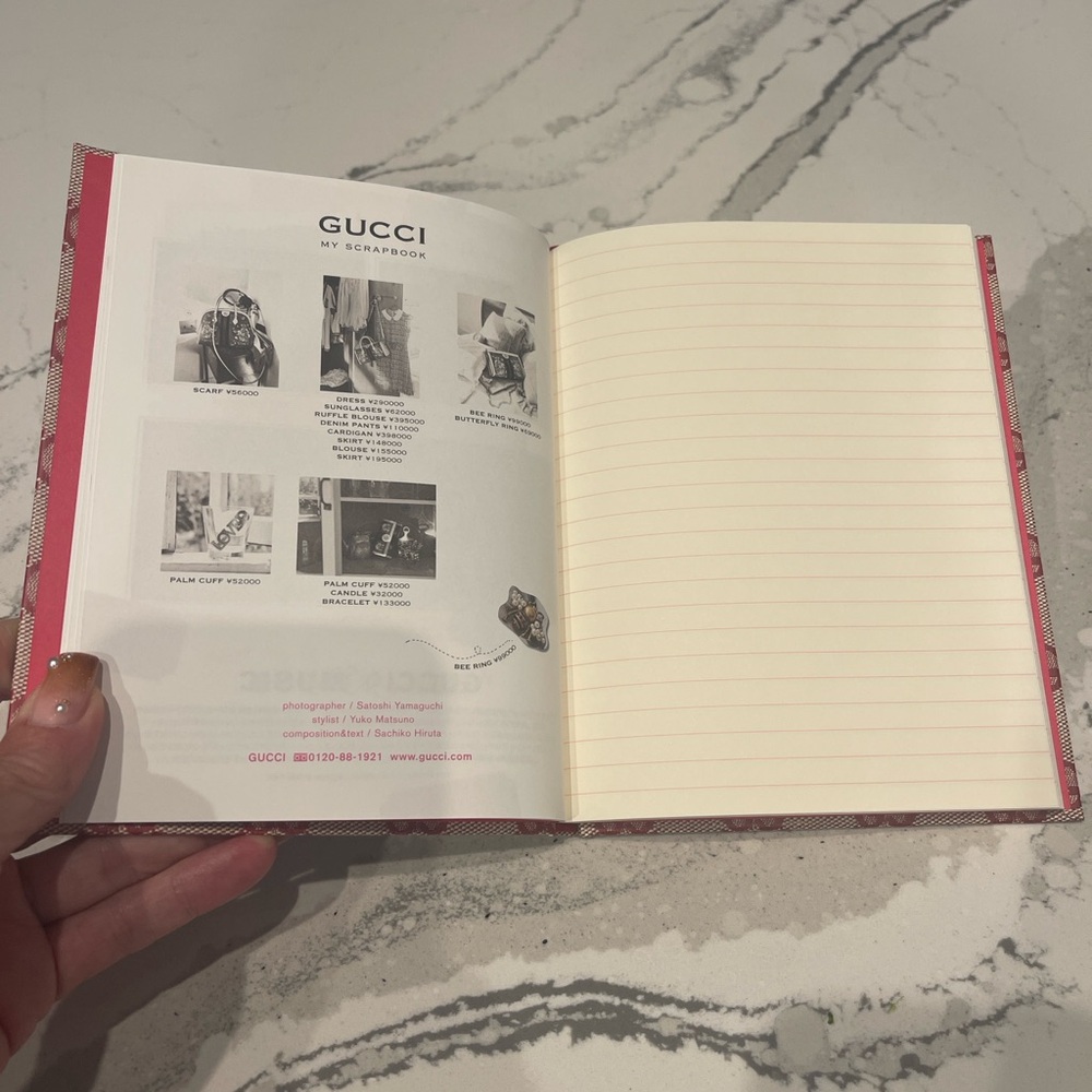 New Gucci My Scrapbook with Red and Beige GG Design - Picture 5 of 6